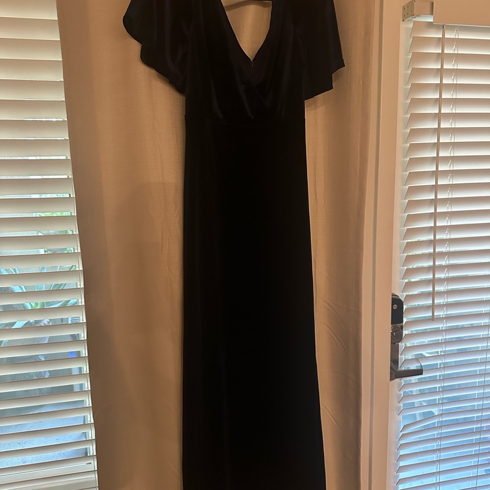Ever Pretty Dark Blue Maxi Dress